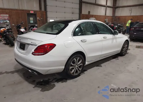 2016 Mercedes-Benz C 300 4Matic from USA, damaged, VIN 55SWF4KB8GU167845